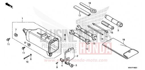 OUTILS XR125LEKJ de 2018